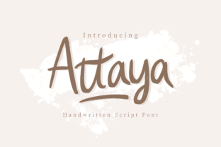 Attaya: The Playful Script Handwritten Font for Scroll-Stopping Visuals