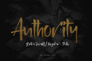 Authority: The Handwritten Typeface for Modern Branding