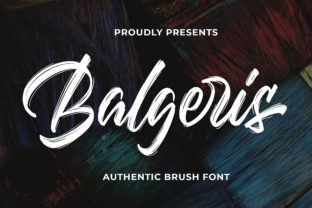 Balgeris Typeface: Authentic Brush-Stroke Fonts for Digital Brands