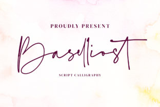 Baselliost: The Bold Script Handwritten Font for Makers