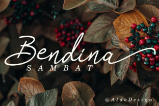 Bendina Sambat: The Sophisticated Script Handwritten Font for Standout Branding