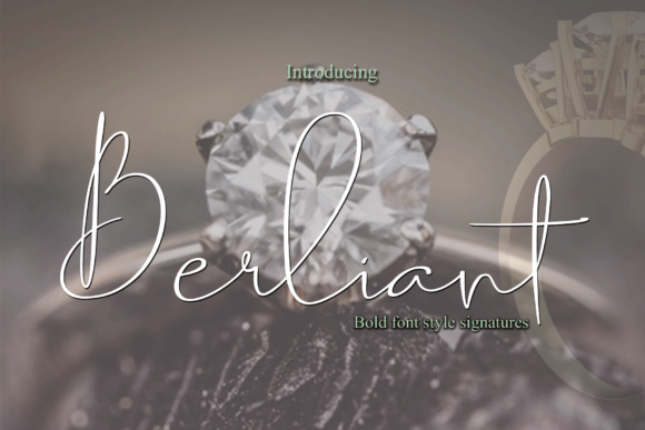 Berliant: A Modern Handwritten Typeface for Real Branding