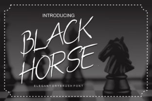 Black Horse: A Script Handwritten Typeface for Striking Campaigns
