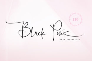 Black Pink Family: The Luxury Script Font for Makers