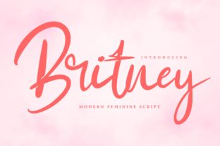 Britney: A Modern Script Handwritten Font for Authentic Digital Design