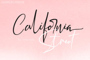 California Street: A Charming Script Handwritten Typeface for Editorial Design