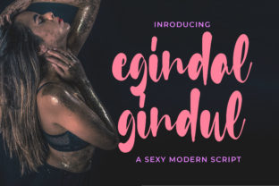 Egindal Gindul: A Bold Script Handwritten Typeface for Editorial Design
