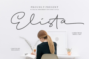Elista: A Unique Script Handwritten Font for Modern Branding