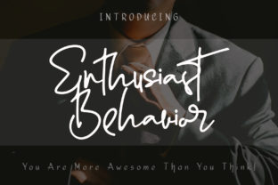 Enthusiast Behavior: The Classy Typeface for Scroll-Stopping Campaigns