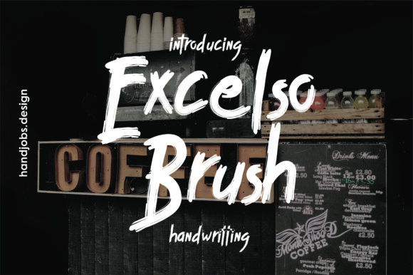 Excelco Brush: A Striking Typeface for Creative Brands