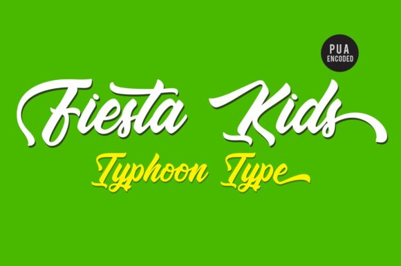 Fiesta Kids: The Perfect Script Handwritten Typeface for Small Business Branding