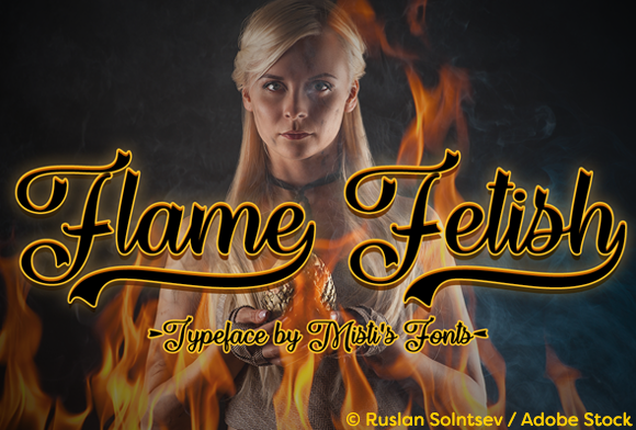 Flame Fetish: The Fiery Typeface for Bold Brand Identity