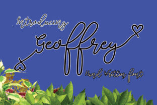 Geoffrey: A Comic Script Handwritten Font for Bold Branding