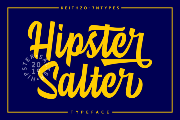 Hipster Salter: The Ultimate Script Handwritten Font for Bold Designs