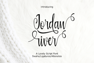 Jordan River: A Bold Script Handwritten Font for Modern Web Design