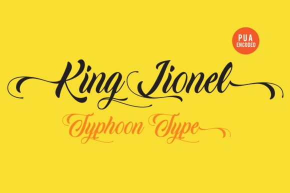 King Lionel: The Luxurious Handwritten Typeface for Modern Web Design