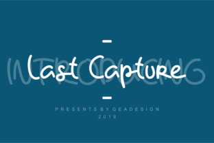Last Capture Typeface for Modern Digital Branding