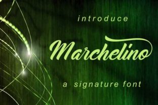 Marchelino: The Elegant Signature Typeface for Handmade Brands