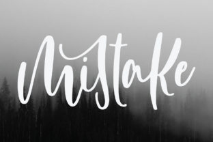 Mistake: A Bold Script Handwritten Font for Authentic Branding