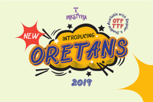 Oretans: A Playful Handwritten Typeface for Modern Editorial Design