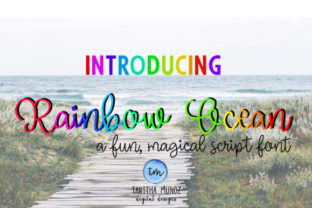 Rainbow Ocean: A Playful Typeface for Vibrant Web Design