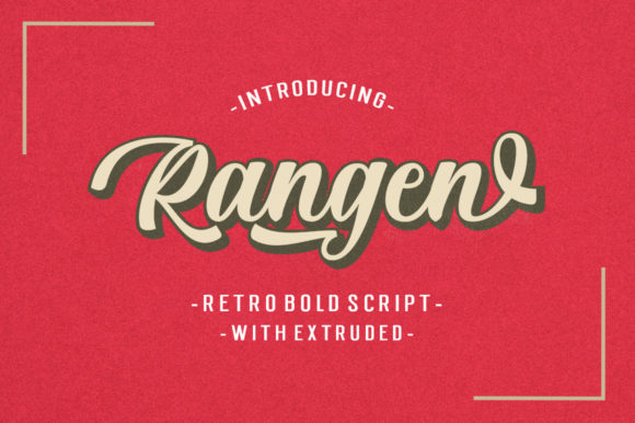 Rangen: The Retro Script Handwritten Font for Dynamic Campaigns