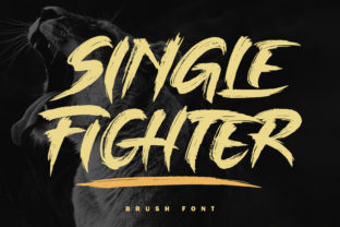 Single Fighter Typeface: A Powerful Script for Modern Editorial Design