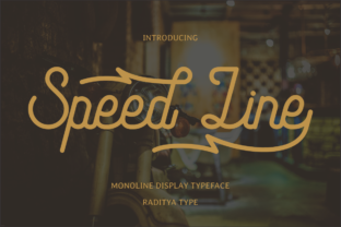 Speed Line: The Vintage Script Handwritten Font for Brand Identity