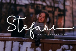 Stefani Family: The Handwritten Typeface for Modern Editorial Design