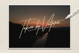 Taken by Vultures: A Unique Typeface for Modern Editorial Design