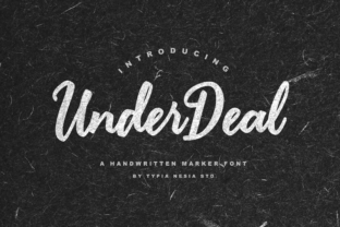 Under Deal: A Contemporary Handwritten Typeface for Editorial Design